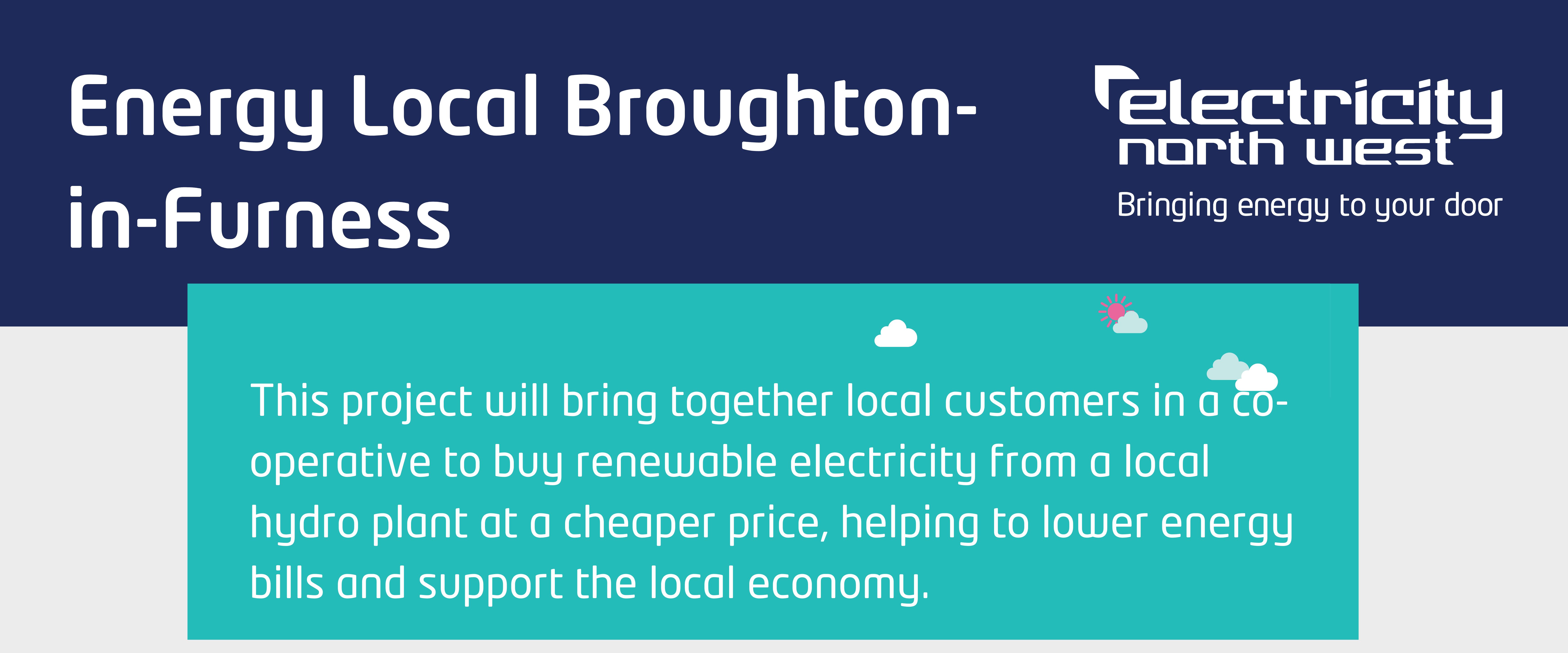 Energy Local Broughton-in-Furness, This project will bring together local customers in a co-operative to buy renewable electricity from a local hydro plant at a cheaper price, helping to lower energy bills and support the local economy.