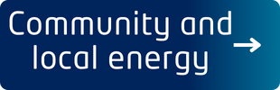 Community and local energy button with arrow