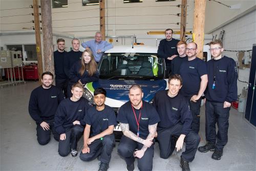 12 apprentices beginning the four year scheme